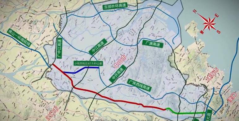 那么,为什么建设了广珠西线高速,还需要中山西部外环高速呢?