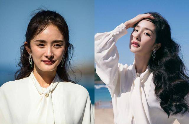 杨幂未ps原图老了10岁,烈日下变"苦笑"表情包