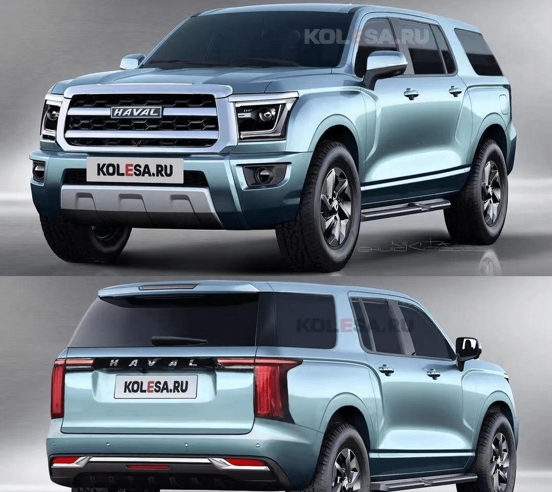 全新一代哈弗h9渲染图曝光 造型更硬派_搜狐汽车_搜狐网