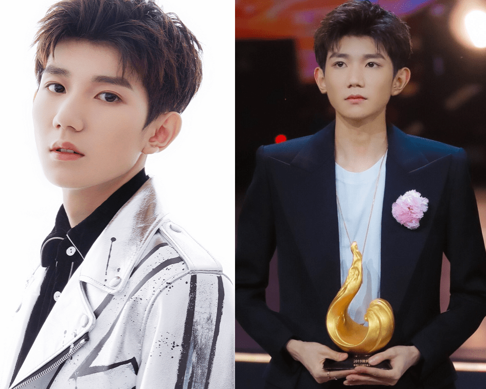 有种"想不到"叫错位拍照,王源脖子挂奖杯,看到王一博:这误会大了!