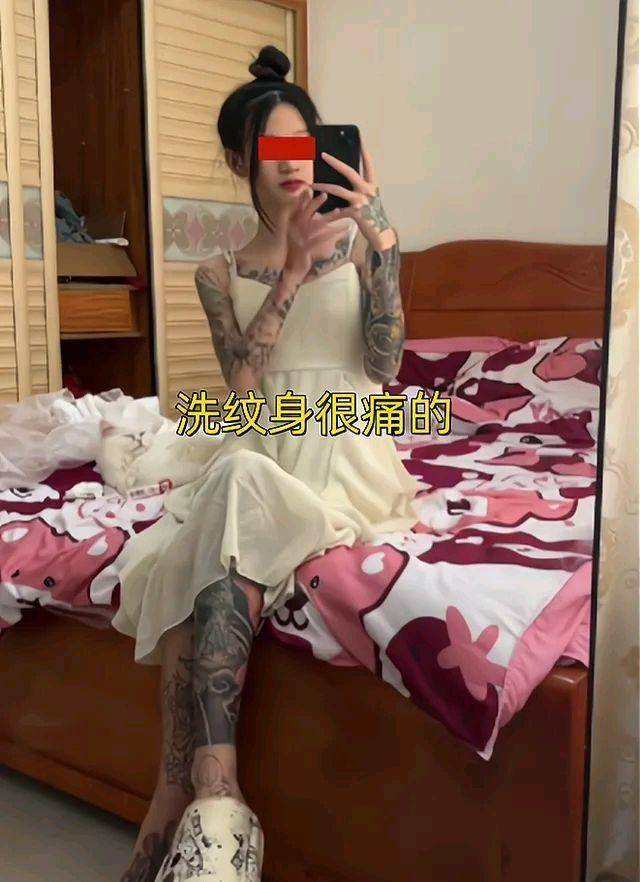 中国女通体纹身第一人图片