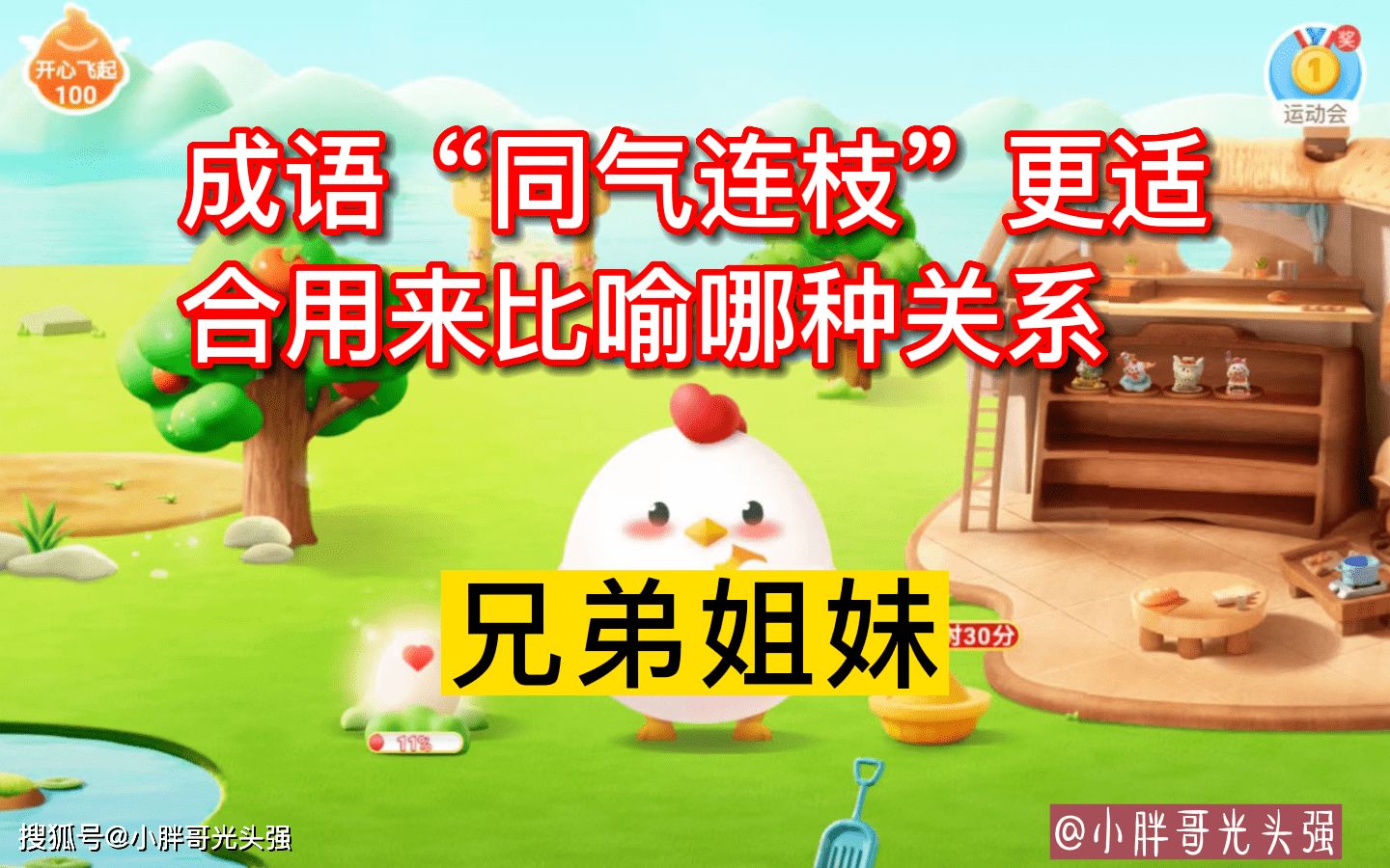成语“同气连枝”更适合用来比喻哪种关系?蚂蚁庄园小知识_手机搜狐网