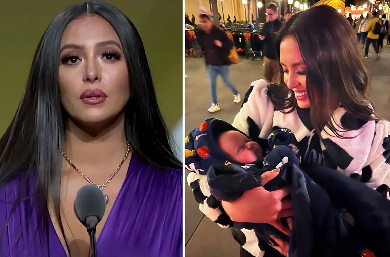 科比离开3年,瓦妮莎抱加索尔儿子母爱泛滥,40岁韵味十足愿改嫁_女儿