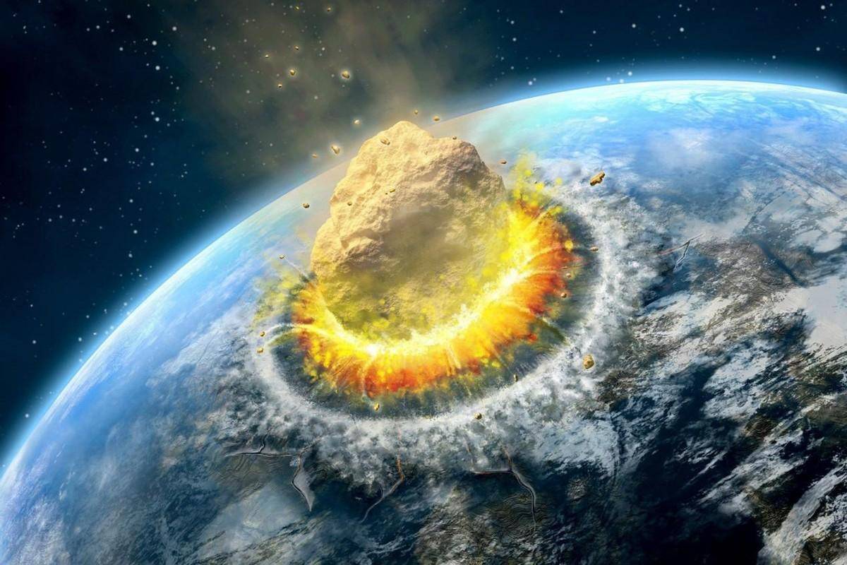 如果体积超越月球的小行星，正面撞击地球，我们还能存活吗？(图1)