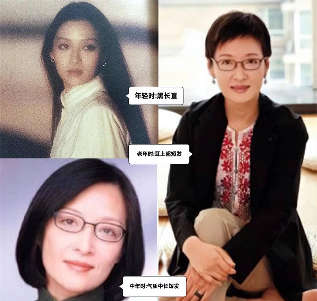 胡因梦的发型让我明白:女人上了年纪后,放弃黑长直剪短发更洋气_刘海