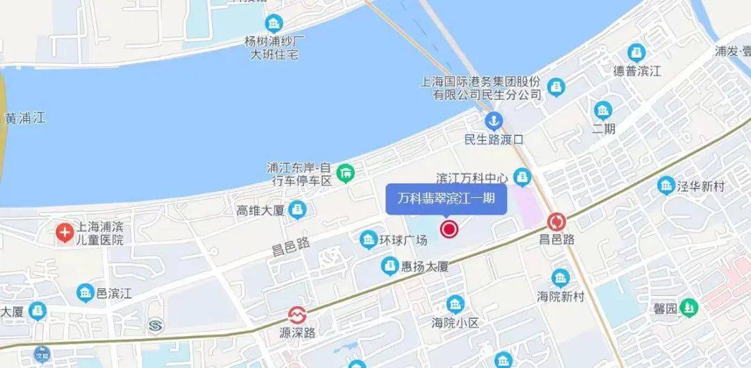 毗鄰浦東大道與民生路,正對黃浦江,向西可觀陸家嘴,是陸家嘴東擴版圖