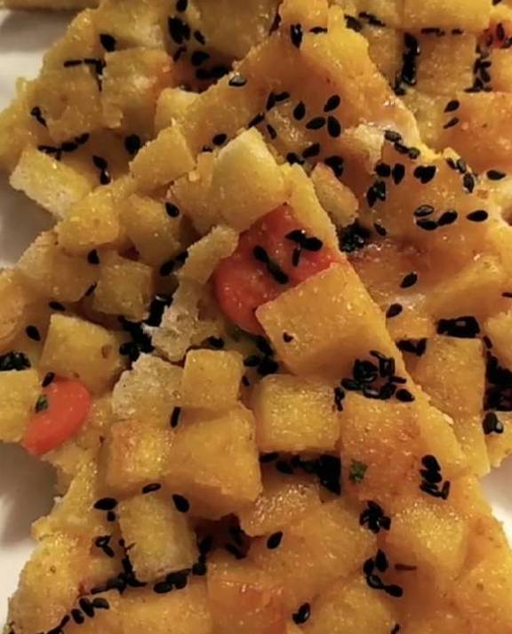 中式披萨馒头火腿饼，做法简单，营养美味，吃一次就爱上它了！(图1)