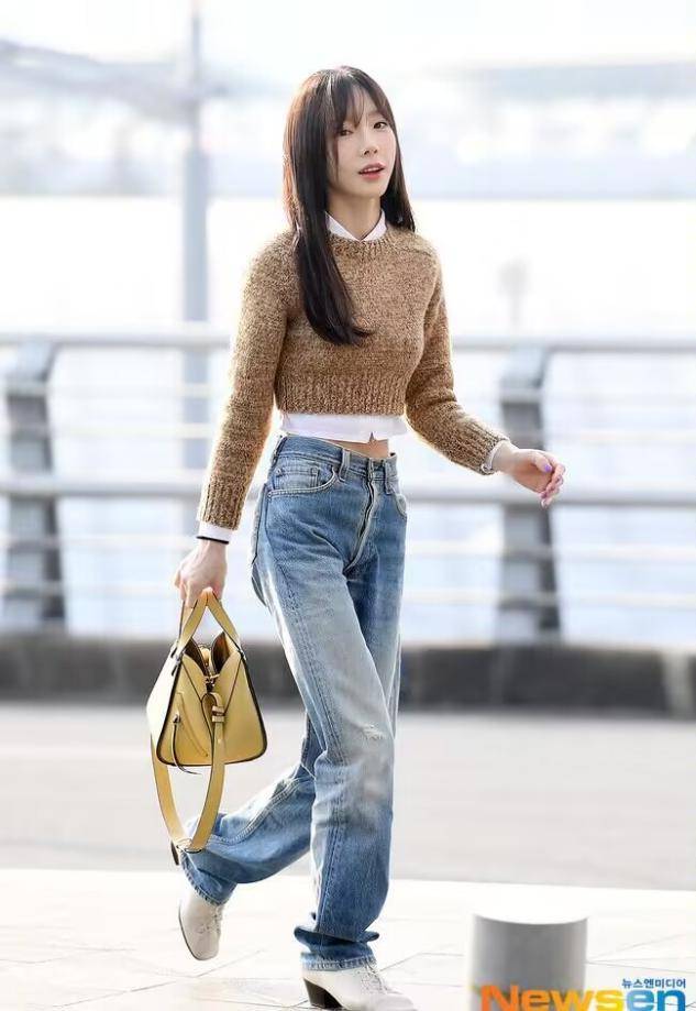 韩媒太实在了,金泰妍的图不p一下就发出来,真实状态一目了然_皮肤