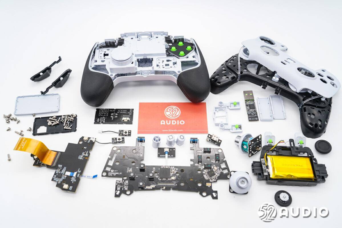 razer(雷蛇)wolverine v2 pro游戏手柄拆解全家福.