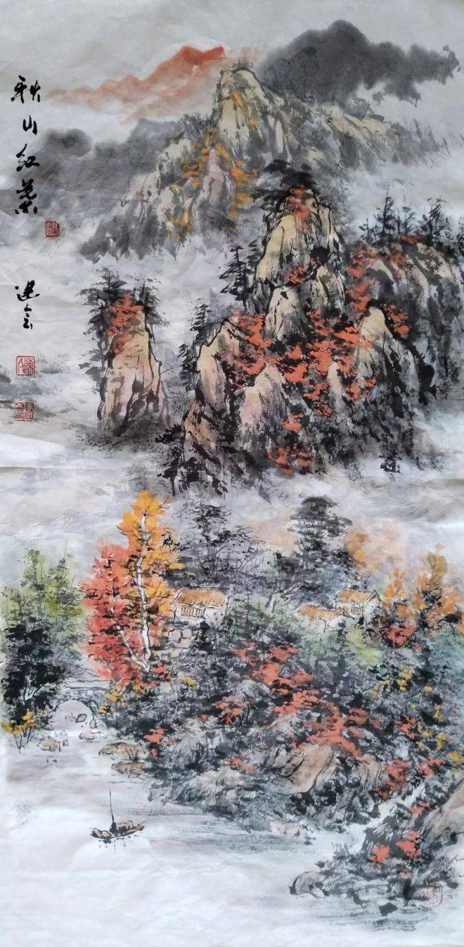 【艺随我创 勇攀高峰】画家陈建会作品荣获"中国艺术创作珠峰奖"_国