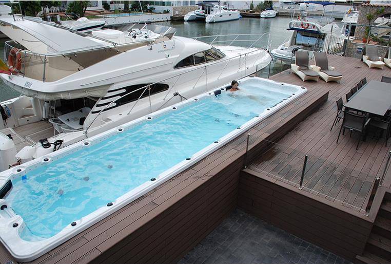 一分钟带你了解american spas 每粼水疗成品泳池_运动_锻炼_按摩