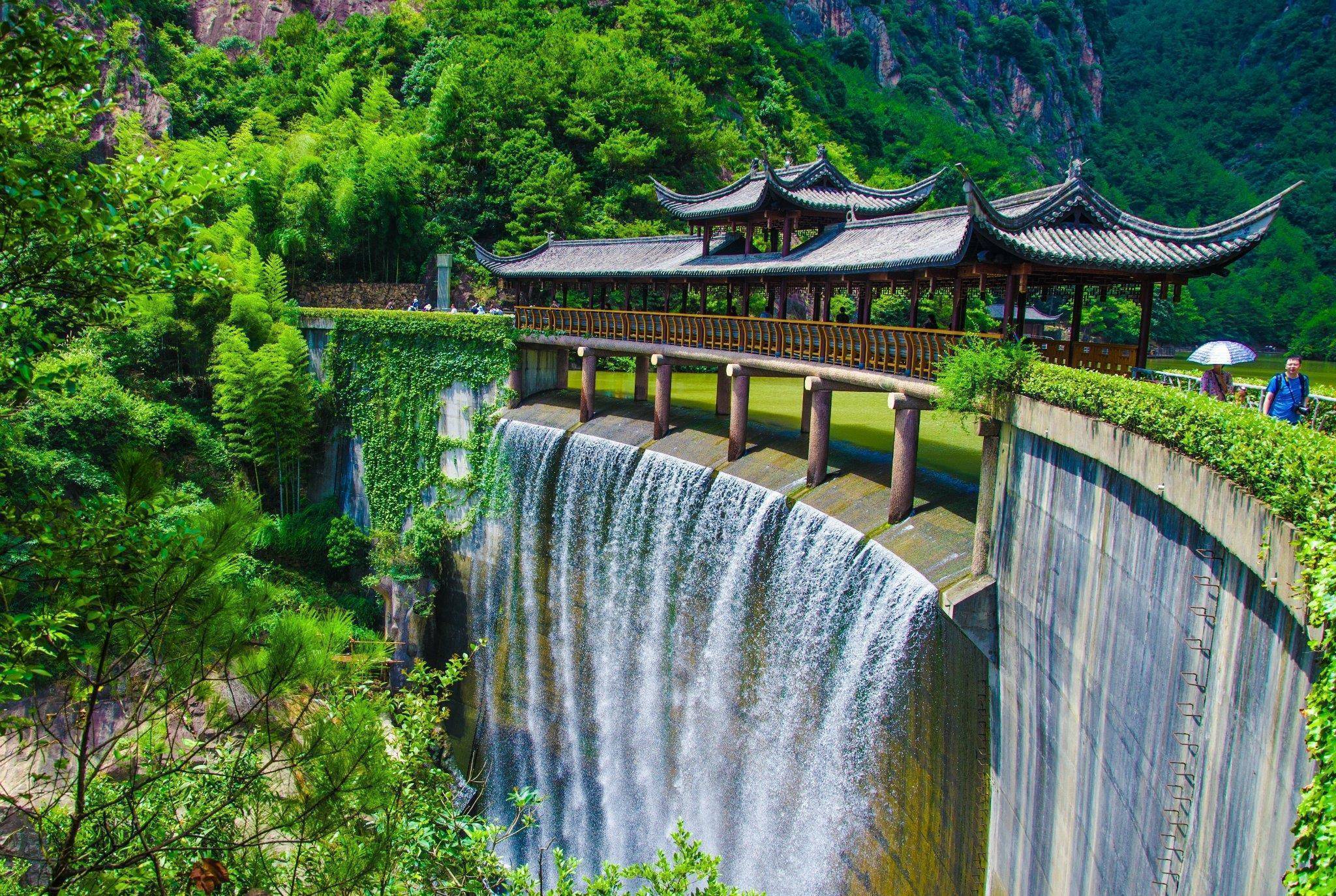 浙江天台有处"仙谷",拥有原生态的山水美景,被誉浙东最美峡谷_景区