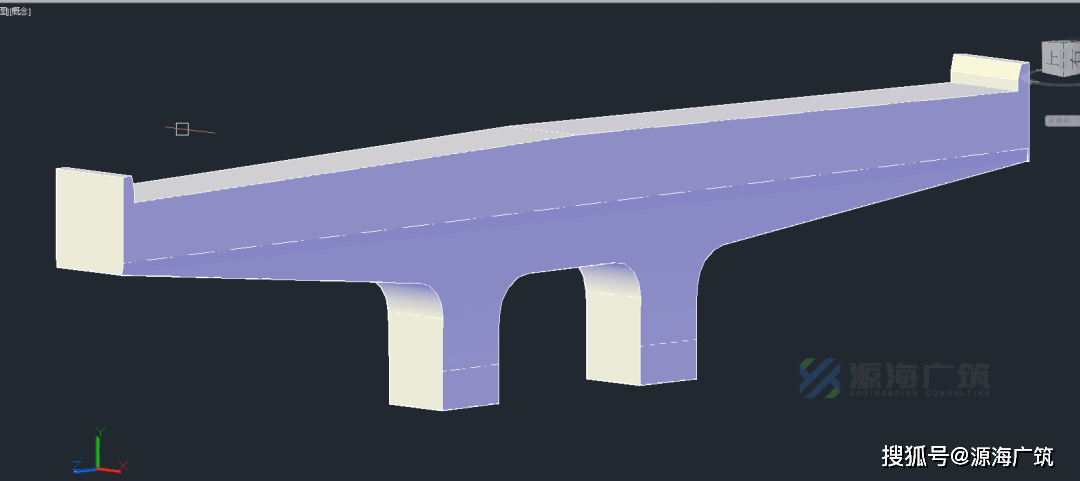 双曲面大悬臂t型桥墩_进行_模型_应用