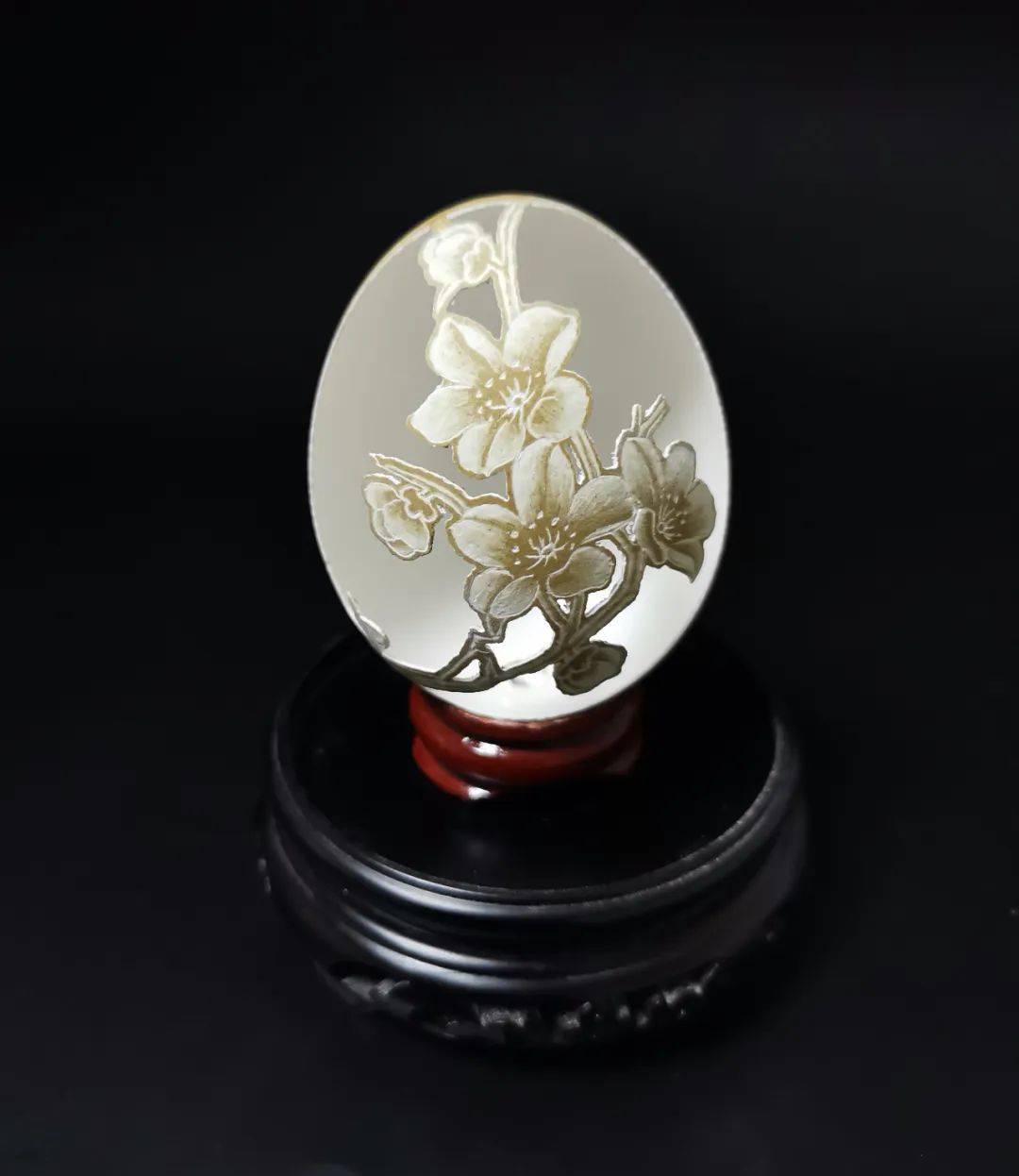 (田园居出品 如需转载后台联系)初学蛋雕 困难重重成功的路上,没有一