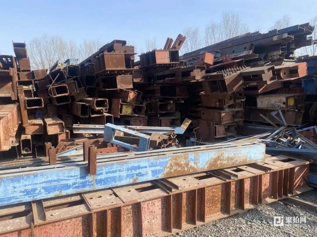 河北钢模板,工字钢等180吨,2000元/吨起拍!_台车_名称_数量