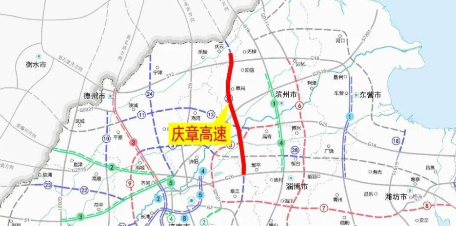 庆云县高速公路规划图片