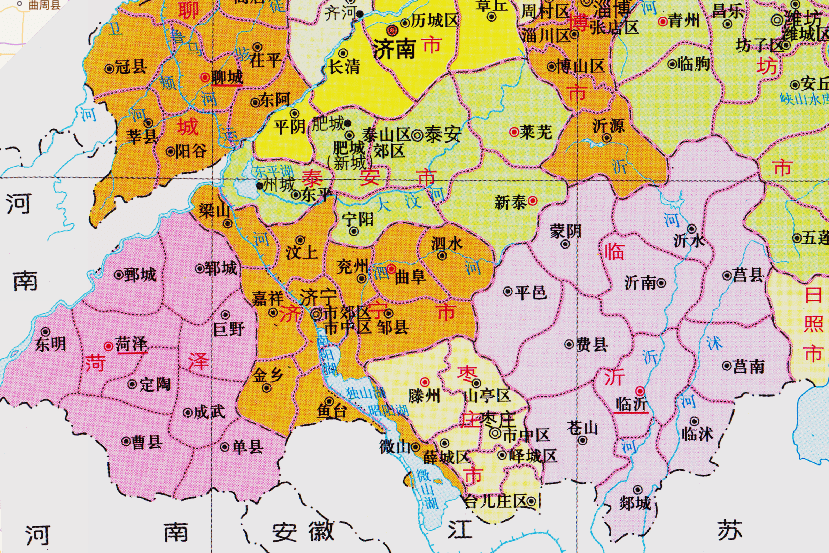 菏泽位置图片