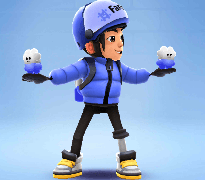 地铁跑酷番薯仔竟然是专属形象_滑板_技能_外观