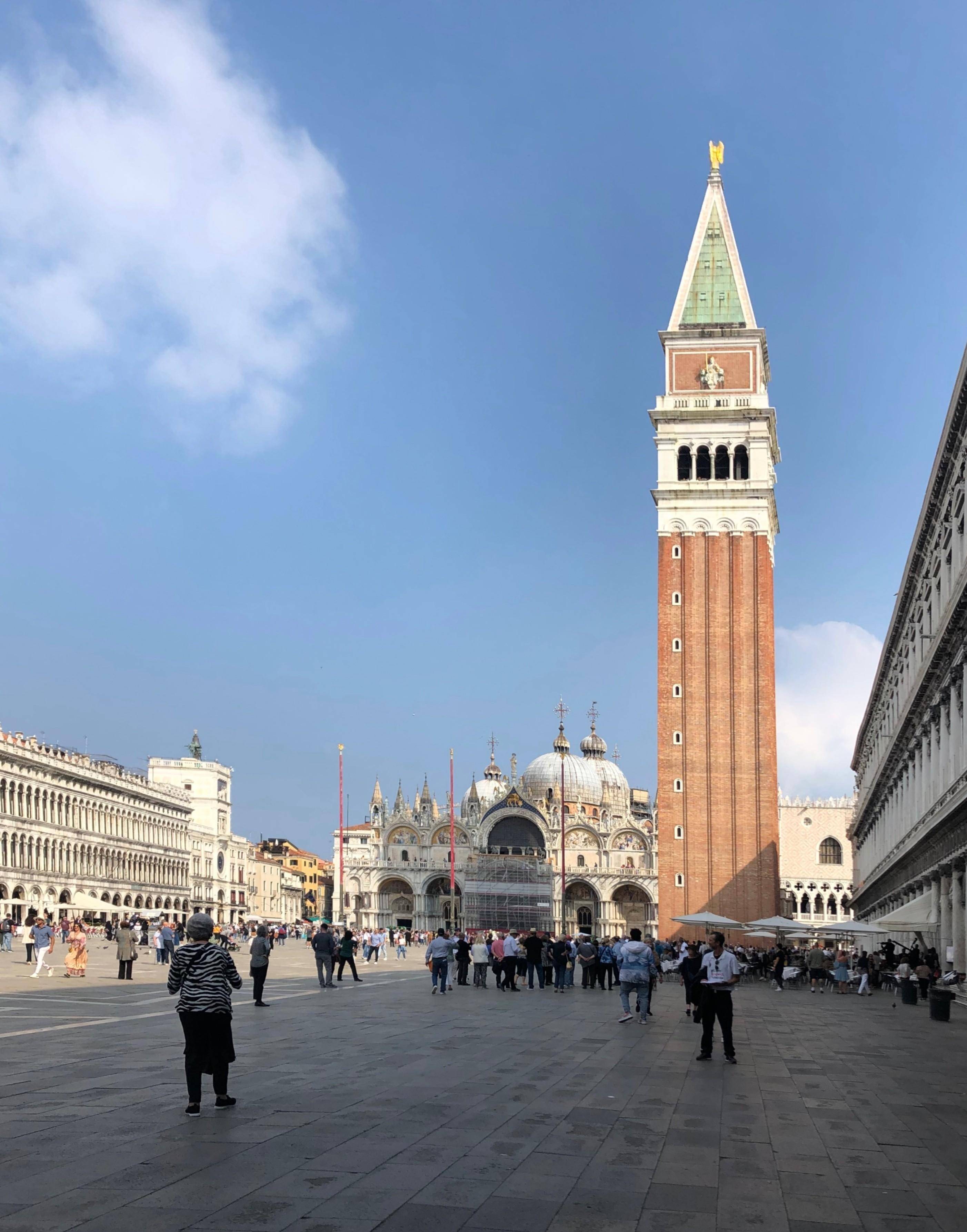 欧洲游记:威尼斯的圣马可广场 piazza san marco_建筑_钟楼_中国