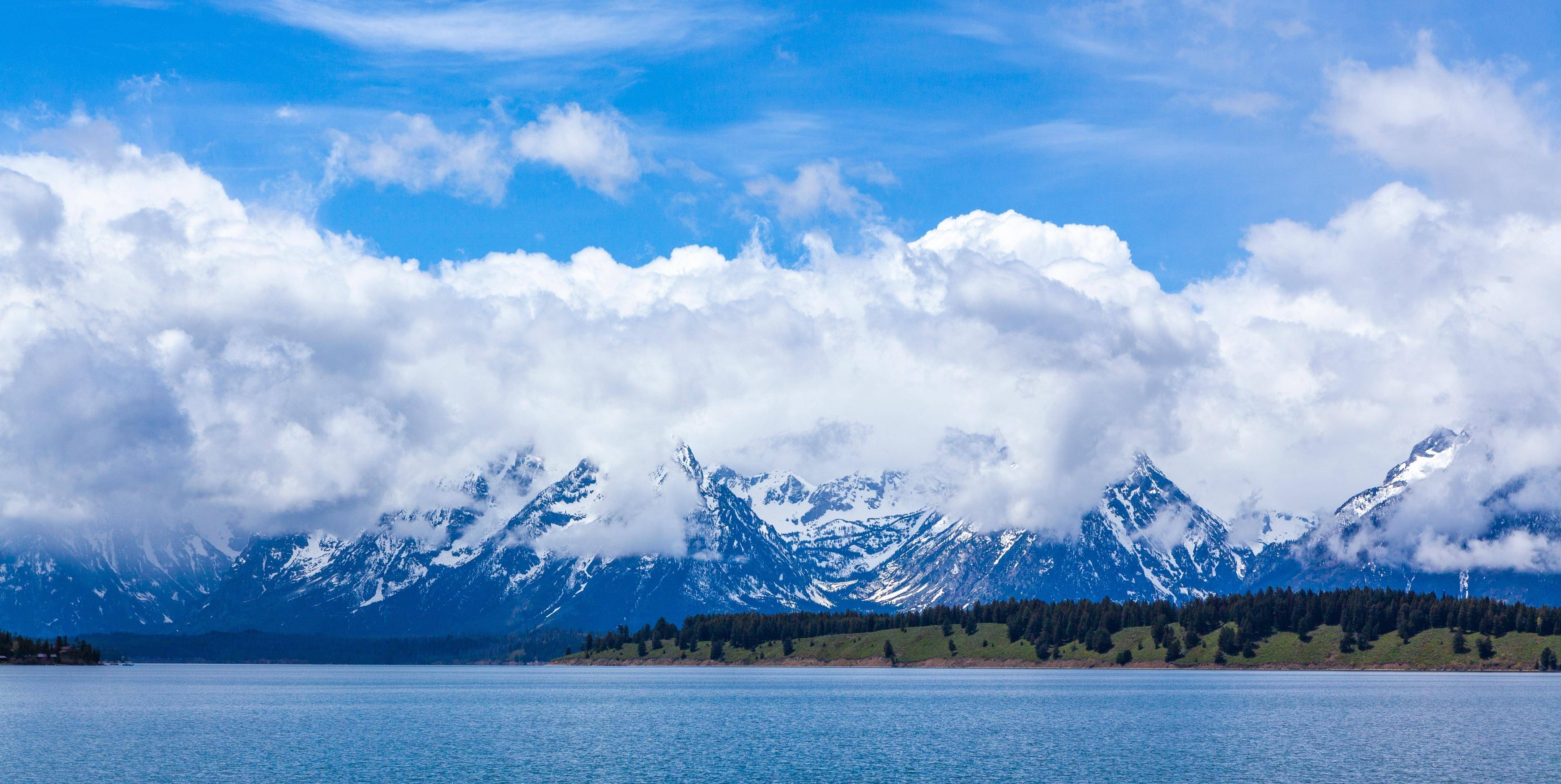 国外旅行记(23) 大提顿地方公园,湖光山色 ,一幅美丽的画卷_杰克逊