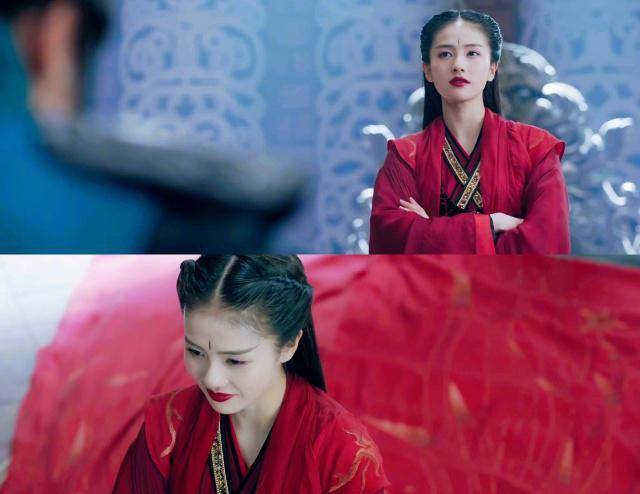 穿上红衣后,霸气十足的路招摇遇上异域风情的小枫,你更钟意谁?