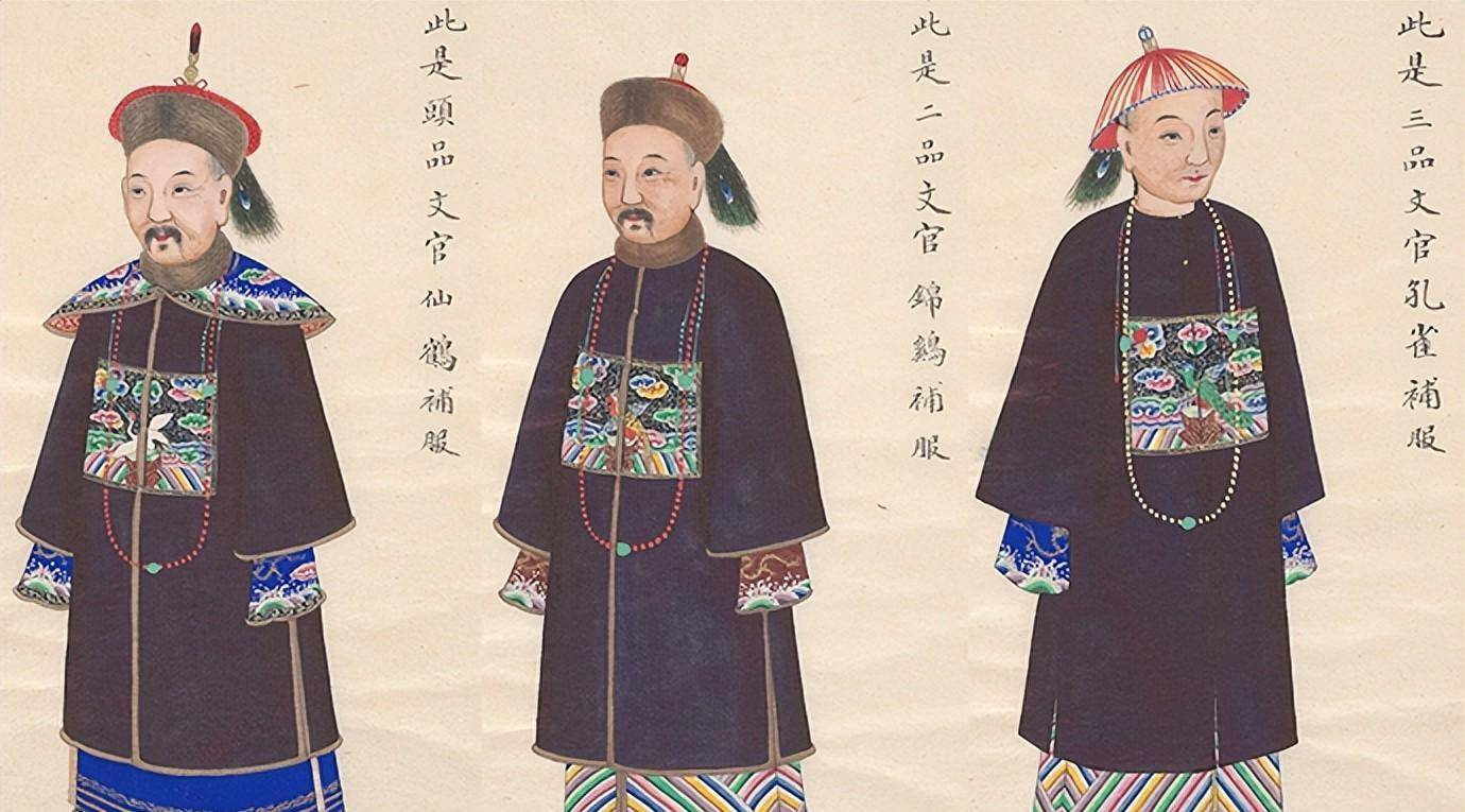 以清代文官为例,讲一讲补子在使用过程中的一些弊端_问题_形态_仙鹤