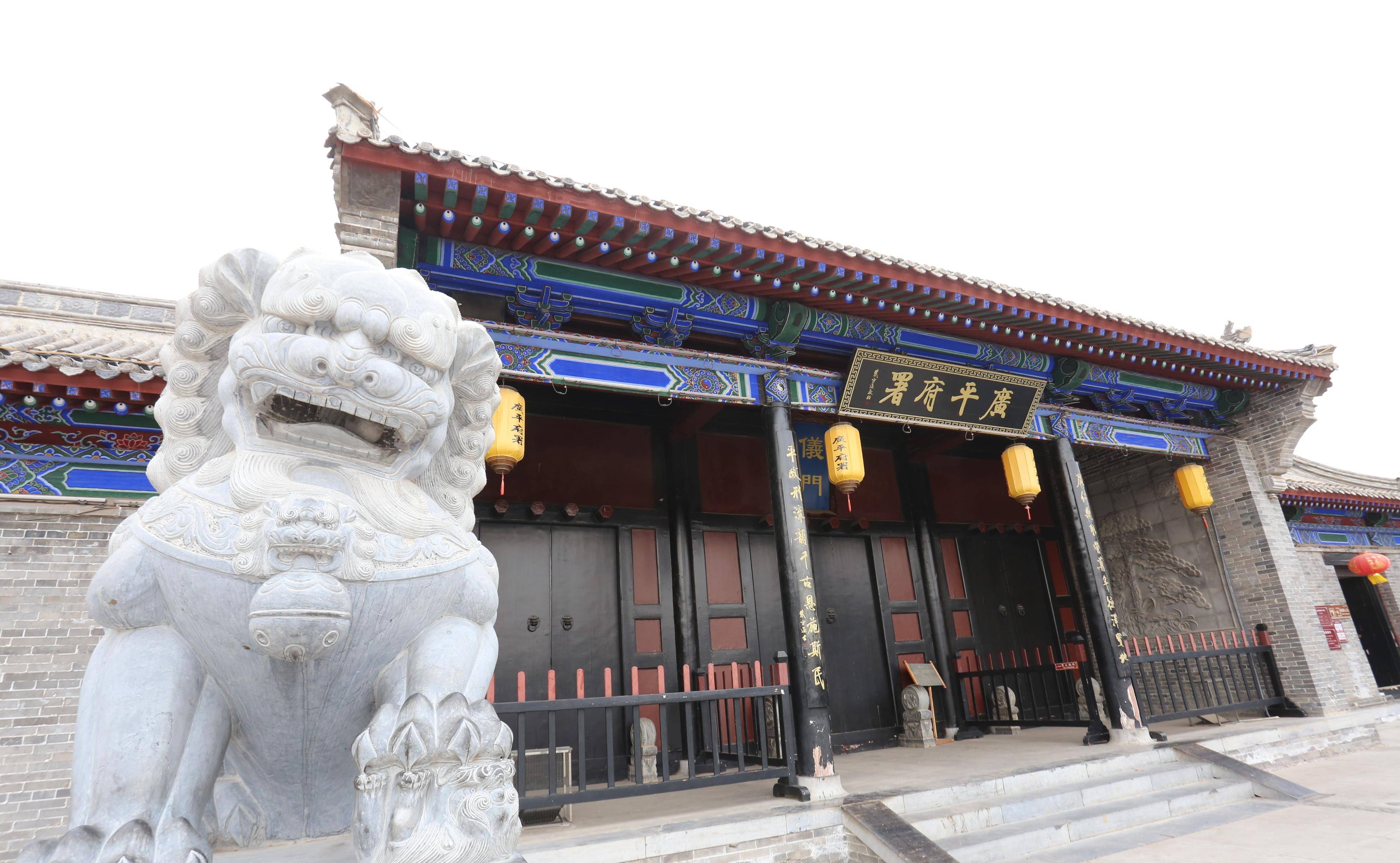 健康有我 春风中健步走行进广府古城 赵王印象城_文化_永年_建筑