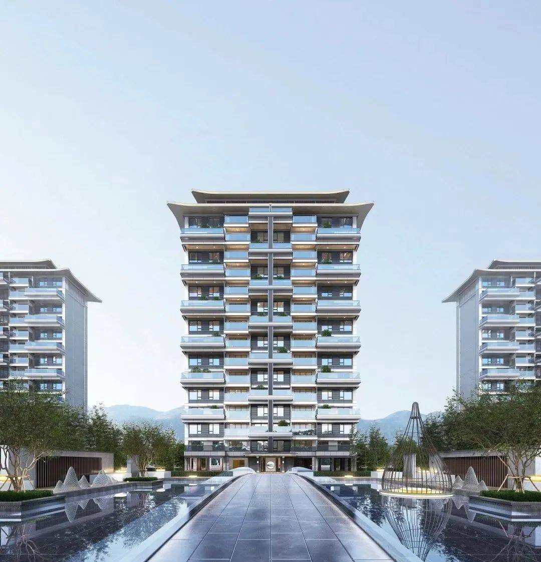 细节表现项目大区效果[精工细作,府邸新宅]实景福州建发缦云欢迎品鉴