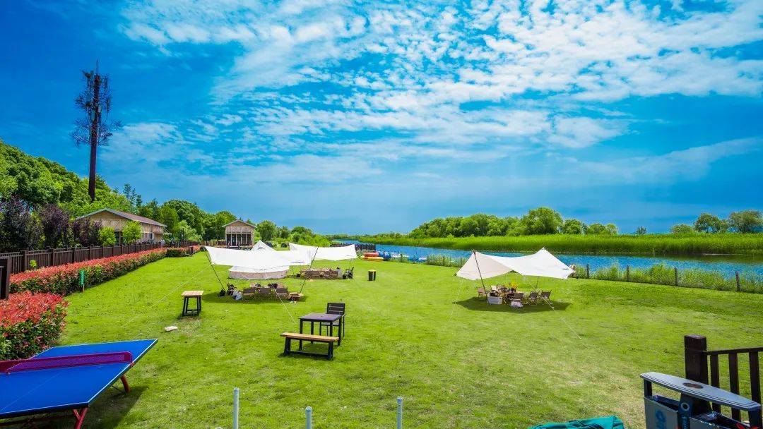 一起去『露营』,住进春天里!_太湖_草坪_帐篷