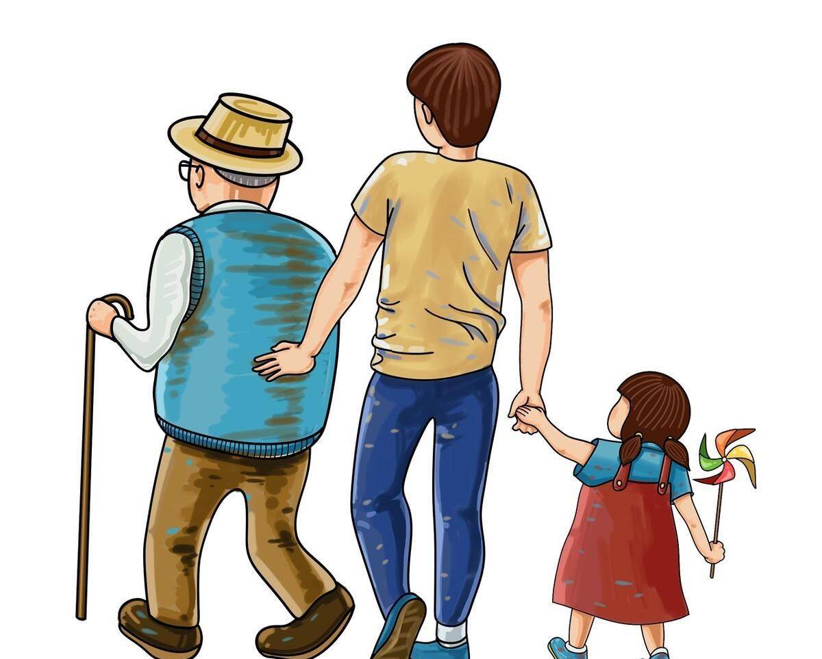 我家的老人们 尊老爱幼让人好温馨_母亲_孩子_婆母
