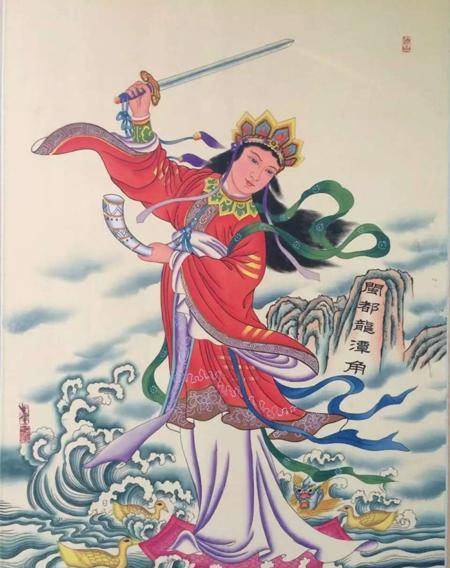 陆上女神陈靖姑:被誉为"妇女儿童保护神",与妈祖齐名_时候_人们_福建