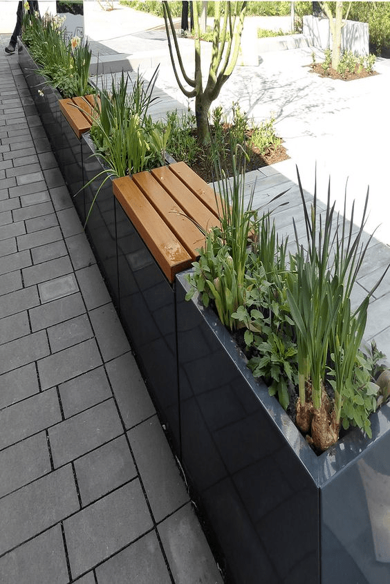 我家要是有院子,不垒高高的院墙,砌一圈花坛代替,低成本高采光_围墙