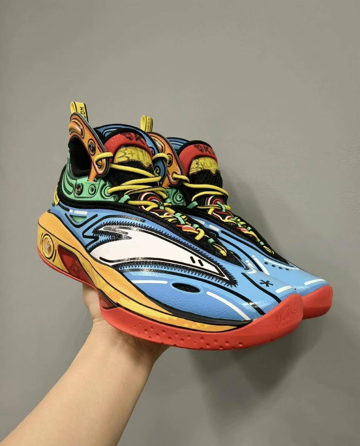 安踏kt8"二次元"配色细节图曝光!