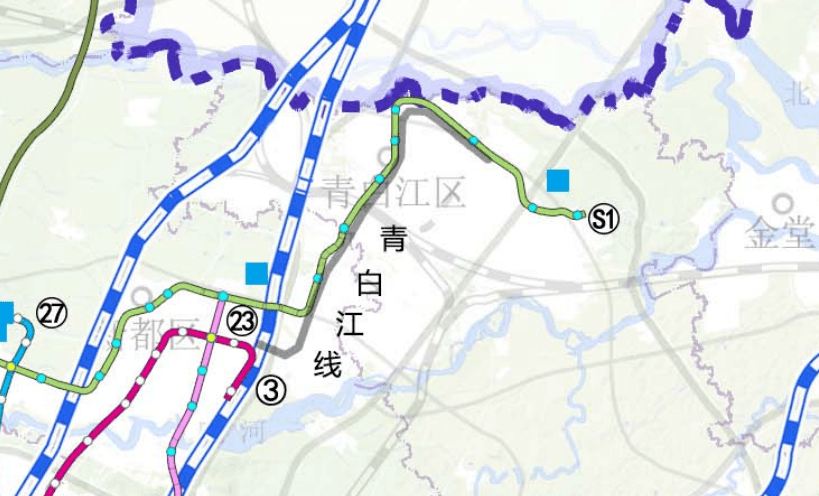 成都青白江轻轨规划图图片