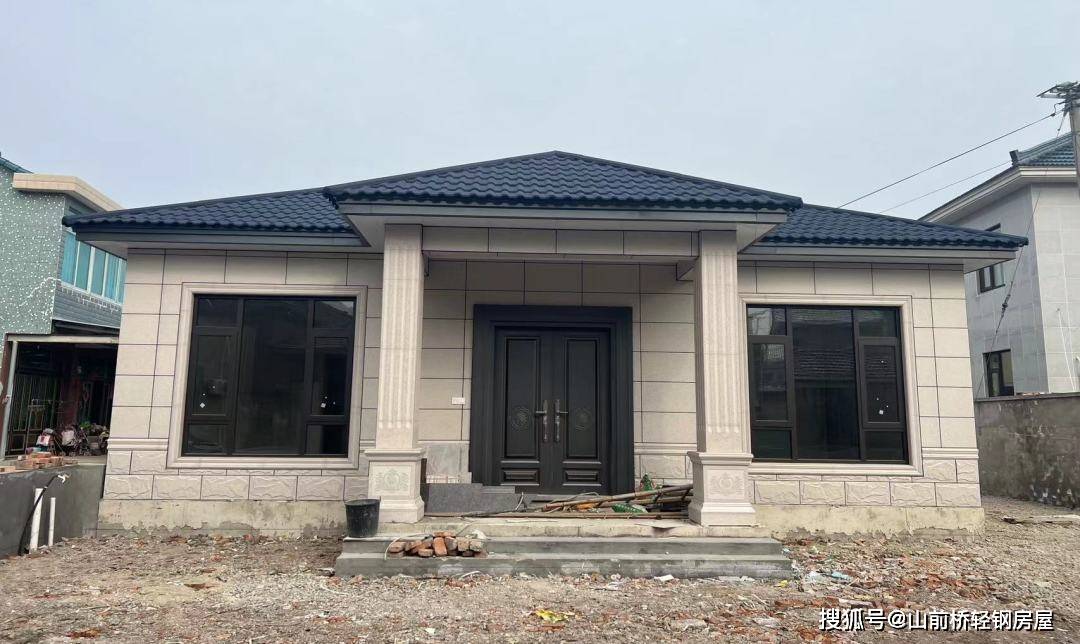 山前桥案例分享 |浙江宁海 · 岳井村单层轻钢别墅_建筑_房屋_地基