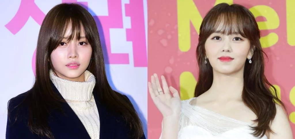 韩宝凛和金所炫系列《神圣的偶像》中的高甫洁与系列《二十五,二十一