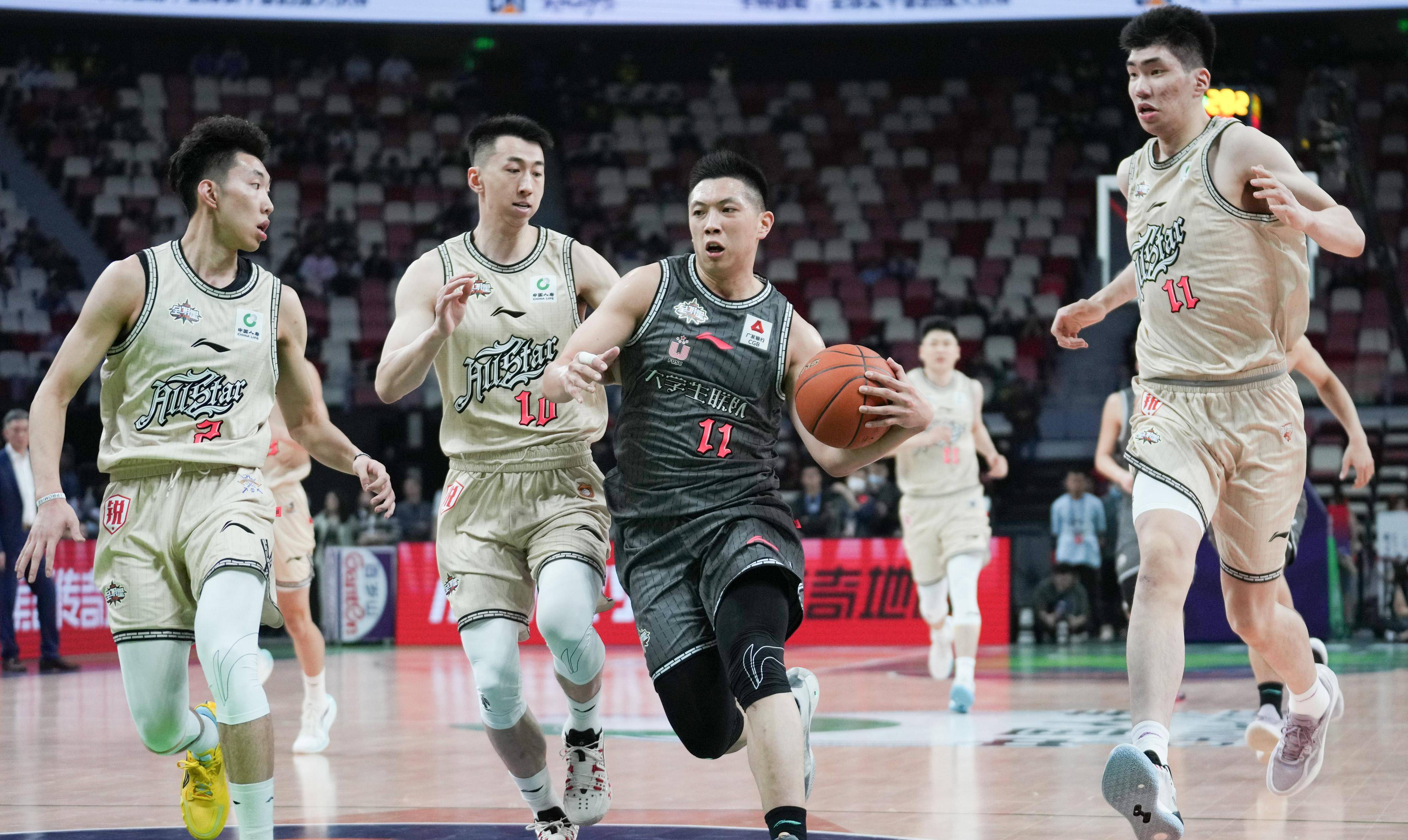 (体育)篮球-cba全明星周末:星锐挑战赛赛况_新华社_比赛_孟永民
