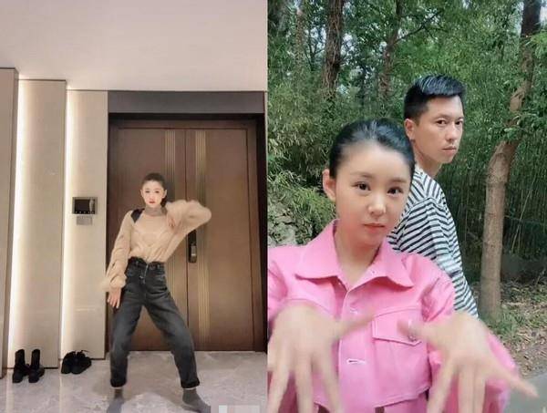 李小萌也是个比较接地气的女孩子,她经常会在社交平台分享跳舞的视频