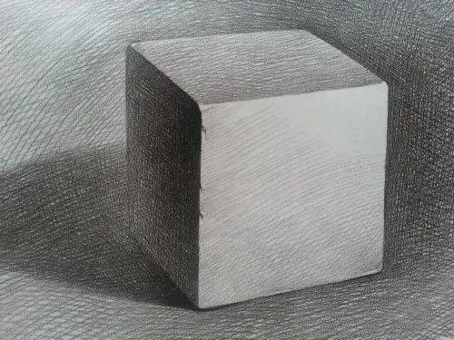 美术匠:正方体怎么画最简单?三种方法,总有一种你能学会!