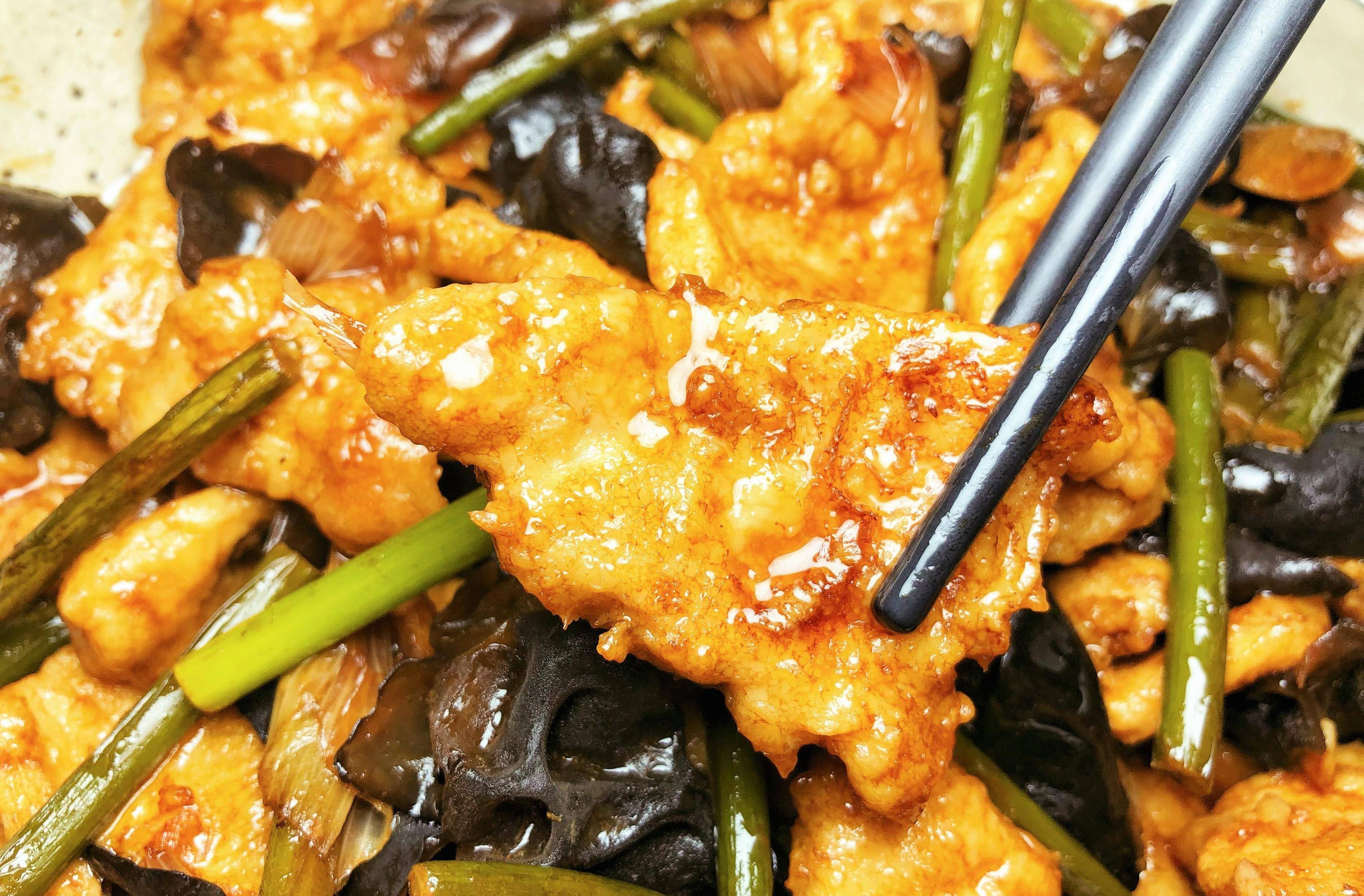 1分钟教您做经典山西菜过油肉,肉片滑嫩,醋香四溢,拌饭能吃3碗_花椒