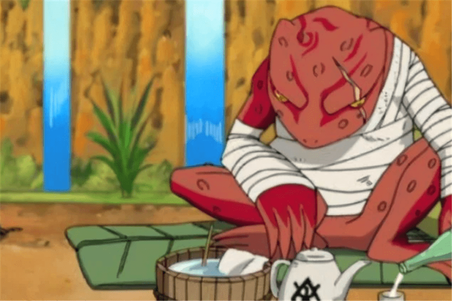 火影忍者中妙木山最仁义的蛤蟆文太:一口烟,一壶酒,送走三代人_自来也