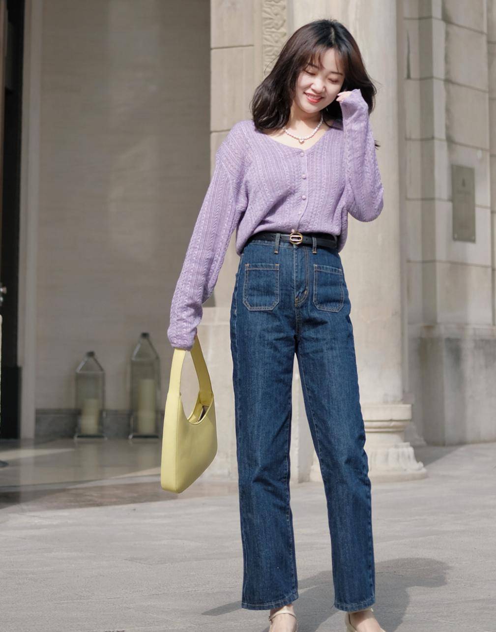 看这位155时尚博主的穿搭示范_身高_效果_技巧