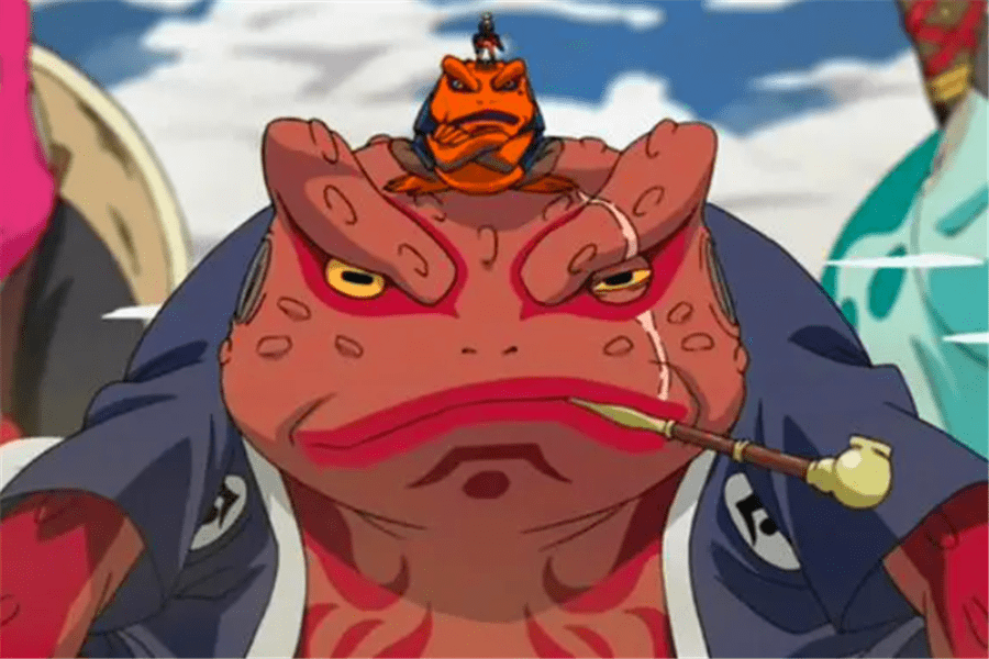 火影忍者中妙木山最仁义的蛤蟆文太:一口烟,一壶酒,送走三代人_自来也