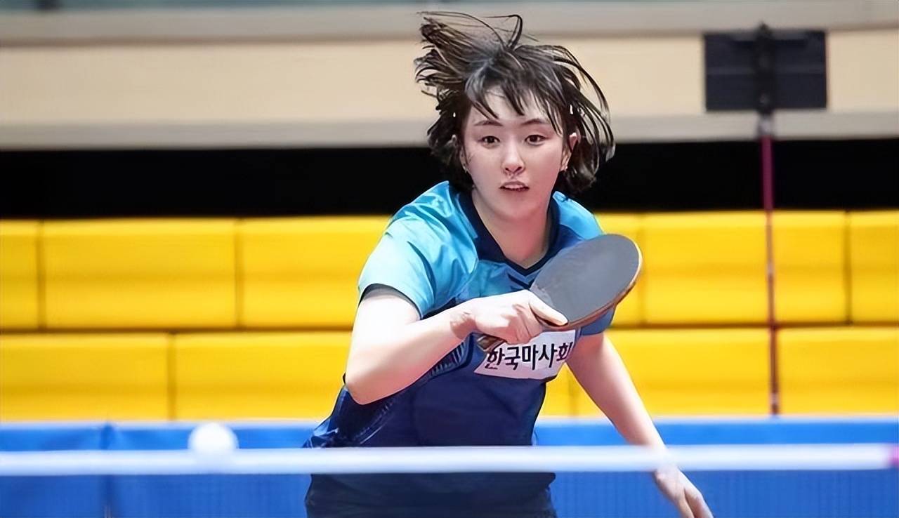原中国乒球选手等到了代表韩国出征大赛的机会,师从奥运冠军_李恩惠