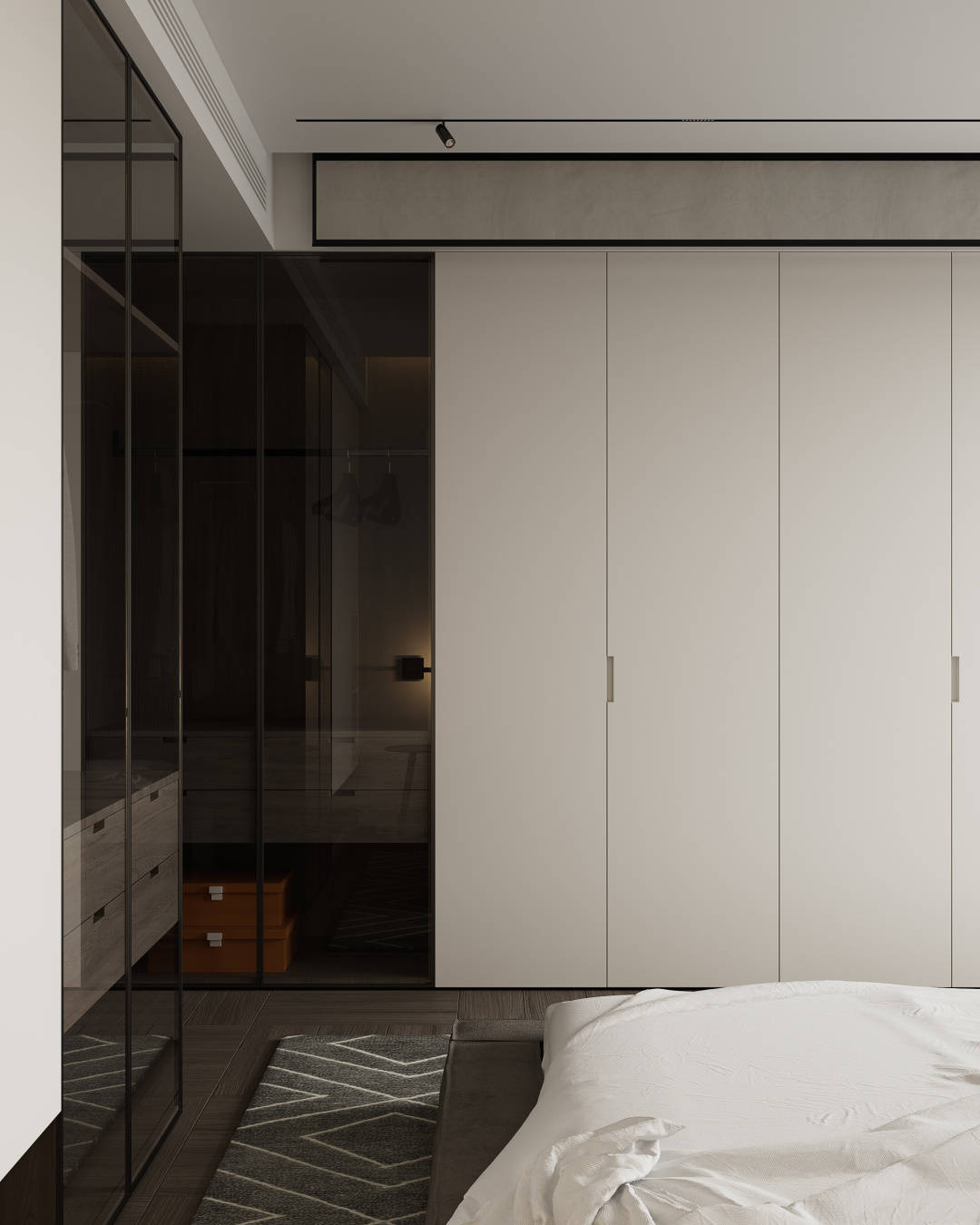 高颜值的无把手柜子了解一下!_拉手_设计_门板