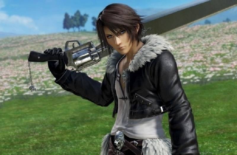 最终幻想8」,该游戏中的主角斯考尔·莱昂哈特的武器便是一把既是刀