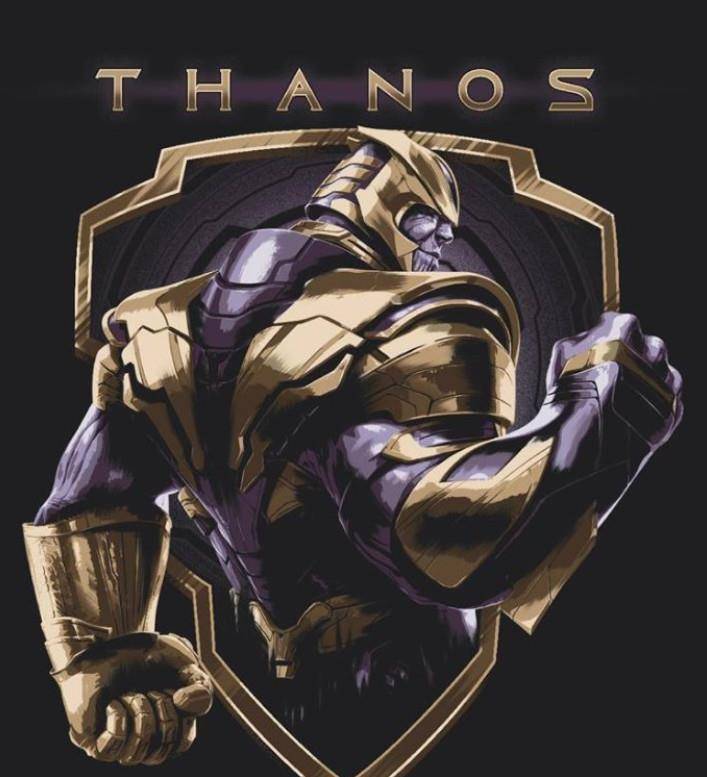 《复联4》灭霸官方海报:全副武装神情淡定,最后一张铁粉福利!