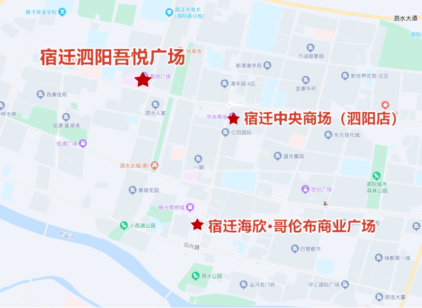 宿迁吾悦广场分布图图片