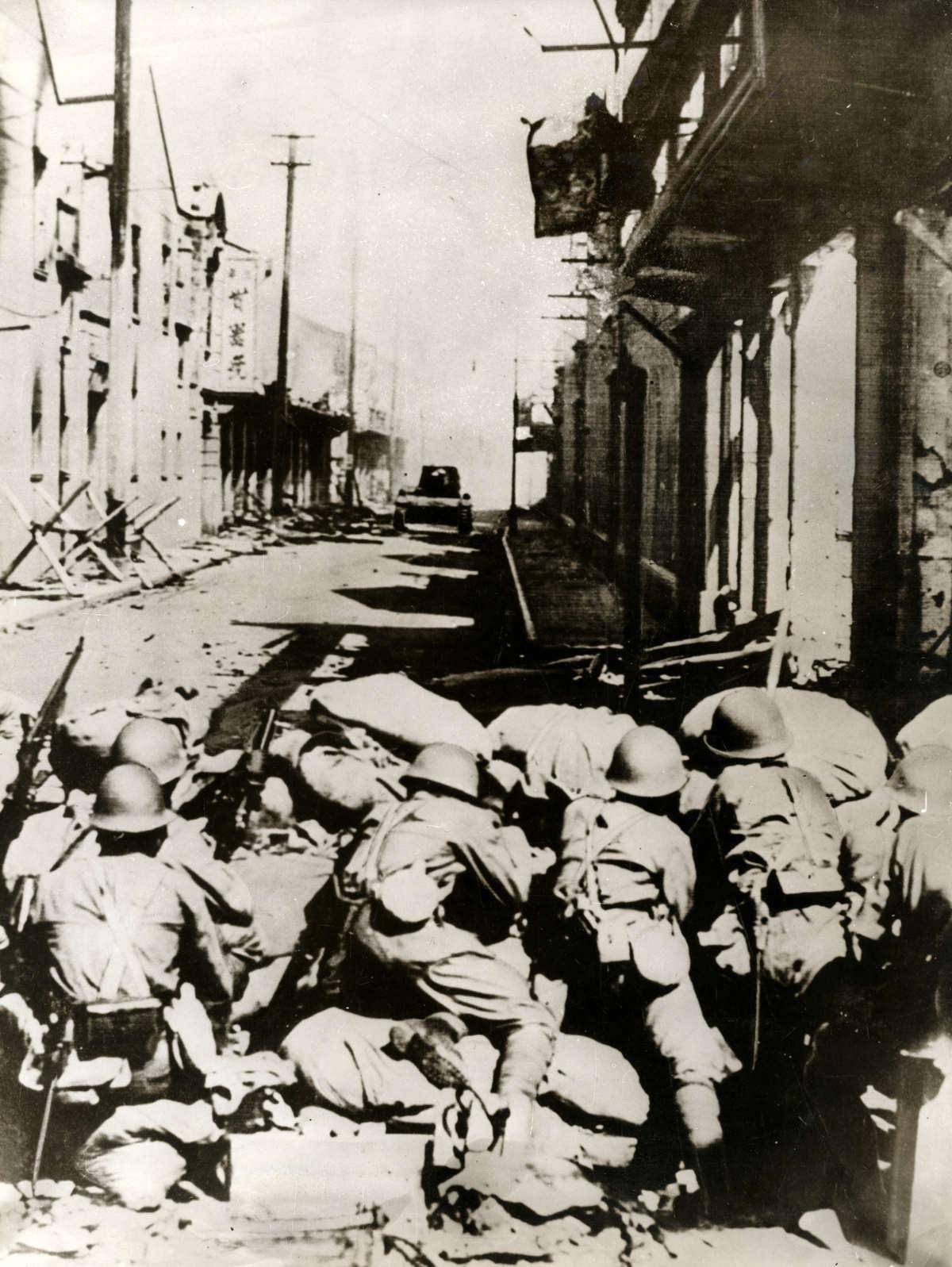 66张老照片记录1937年上海的淞沪会战(资料来源荷兰国家图书馆)_中国