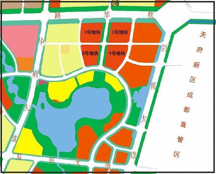 该地块处于剑南大道和万科天府梦想城之间的位置,目前现场已打围,未有